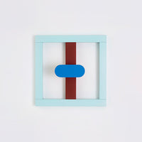 Nathalie Du Pasquier - Hook 1 - small - Light green/red brown/sky blue/pure orange