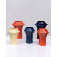 Bernd & Hilla - large vase - tangerine orange