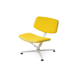 raawii Erwan Bouroullec - Arba Lounge chair - Upholstered Kvadrat Vidar Lounge chair Light grey base / Kvadrat Vidar 0443 yellow fabric