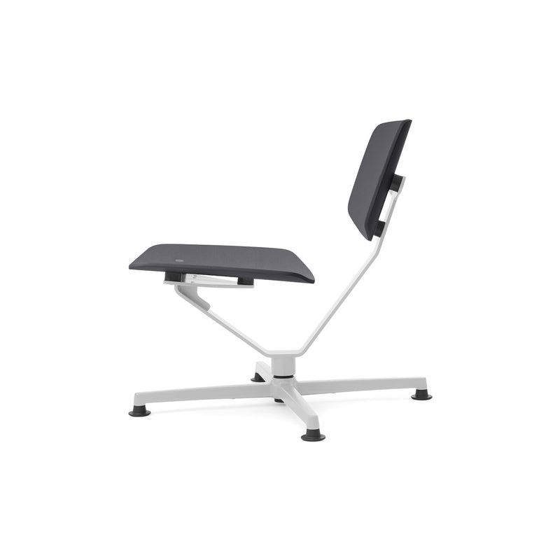 raawii Erwan Bouroullec - Arba lounge chair - Plywood Lounge chair Light grey base / anthracite shell