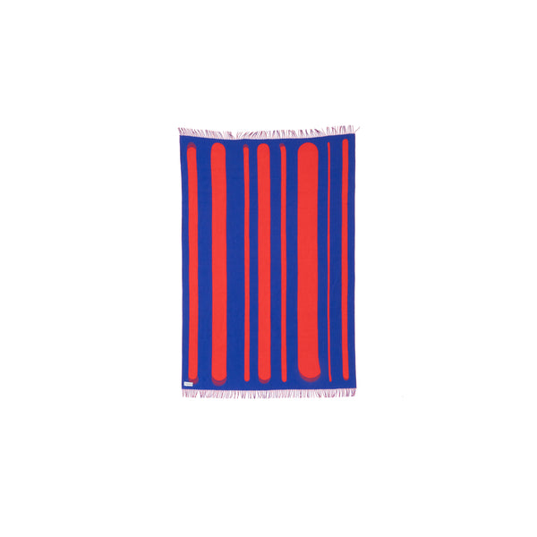 raawii Nicholai Wiig-Hansen - Brush - blanket Blanket Blue/red