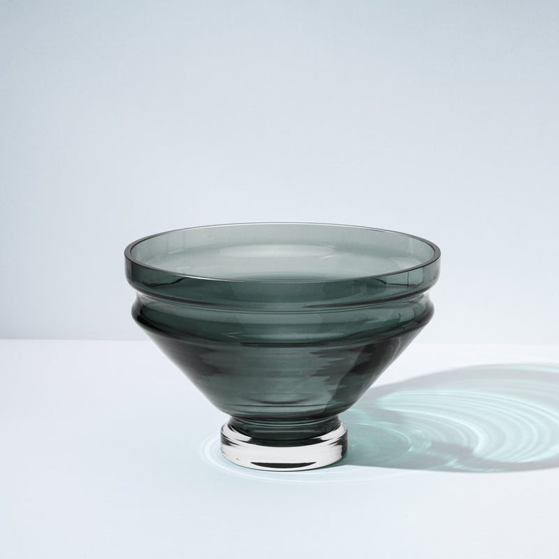 raawii Nicholai Wiig-Hansen - Relæ - Glasschale - large Bowl cool grey