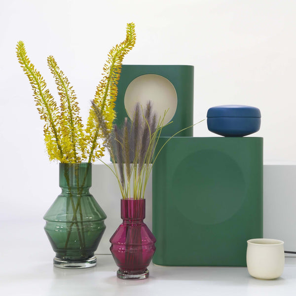 raawii Nicholai Wiig-Hansen - Relæ - Glasvase - large Vase bristol green