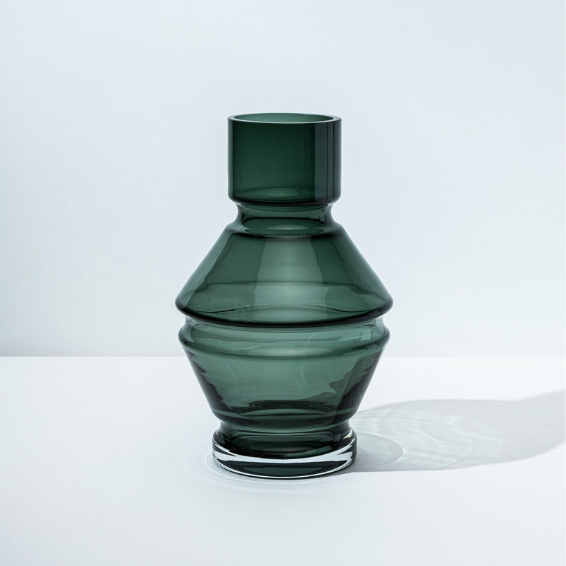 raawii Nicholai Wiig-Hansen - Relæ - Glasvase - large Vase cool grey