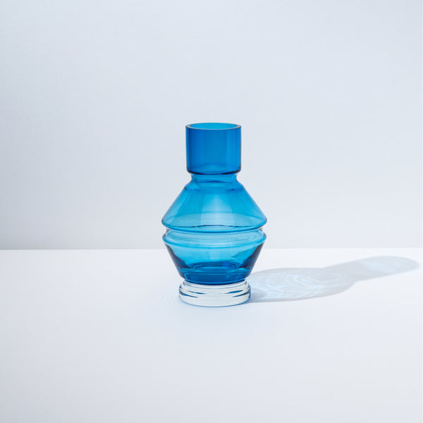 raawii Nicholai Wiig-Hansen - Relæ - Glasvase - small Vase aquamarine blue