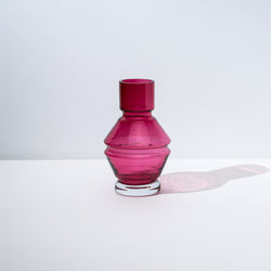 raawii Nicholai Wiig-Hansen - Relæ - Glasvase - small Vase rubine red